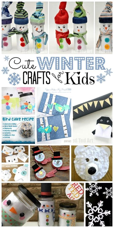 Easy Winter Crafts for Kids - Red Ted Art's Blog