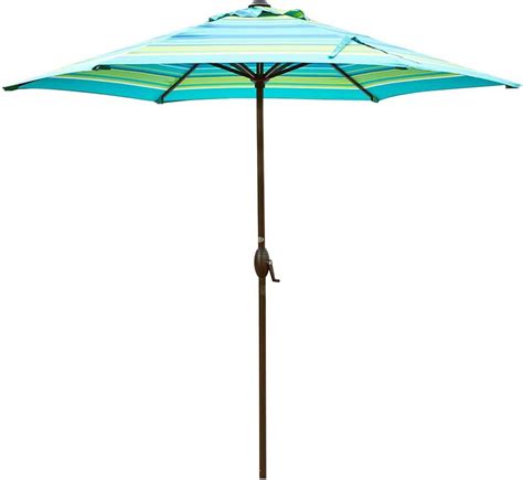 striped patio umbrella