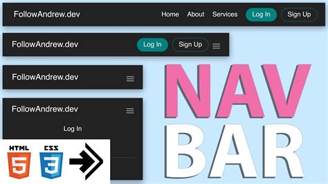 37 Responsive Navigation Bar Tutorial Html Css Javascript - Javascript Overflow