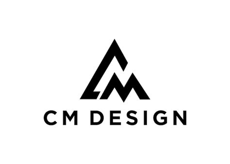 Premium Vector | Cm logo design vector illustration