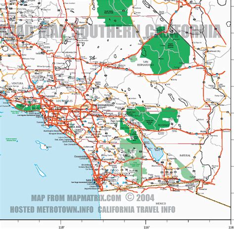 Map Of southern California Cities and Counties | secretmuseum