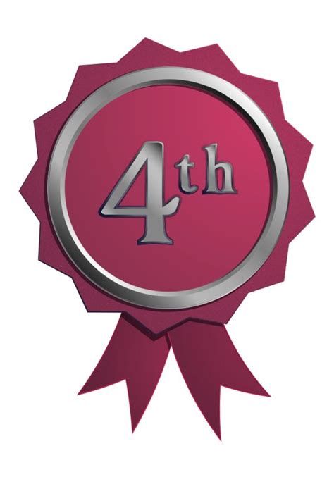 Free png badge 4th place | Badge, Free png, Trophy design