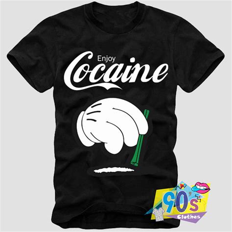 Cocaine Drug Design T Shirt On Sale - 90sclothes.com