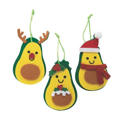 Christmas Avocado Ornament Craft Kit - Makes 12 | Oriental Trading ...