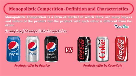 Monopolistic Competition- Definition and Characteristics – Tutor's Tips