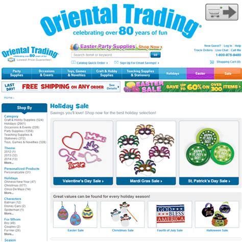 Oriental Trading Company | Online stores for Arts and crafts | Party ...