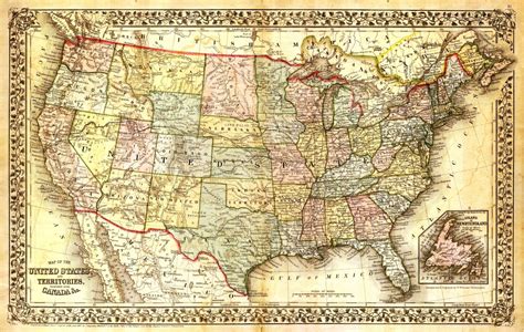 Kostenlose foto : USA, Atlas, Mittelalter, Alte karte, alte Geschichte, Vereinigte staatenkarte ...