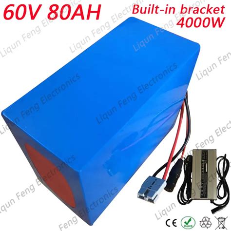 No Tax Big Capacity 60V 80AH Giant Bike Battery 60V 80AH 4000W Lithium ...