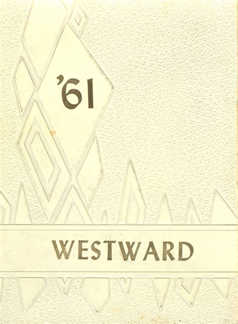 1961 yearbook from Billings West High School from Billings, Montana