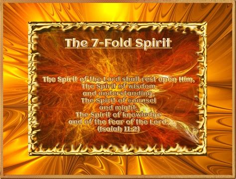 The 7-Fold Spirit | Isaiah 11, Fear of the lord, Nkjv