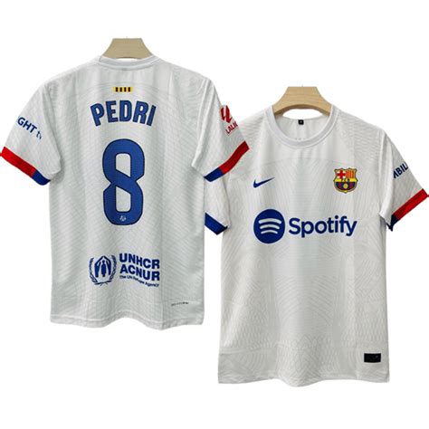 Fc Barcelona 2023-24 Pedri Away Jersey - Cyberried Store