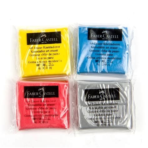 4Pcs Faber Castell Plasticity Rubber 127220 Soft Eraser For Art ...