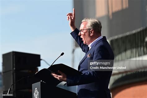 Poet Tony Walsh speaks at a ceremony to unveil a statue of former ...