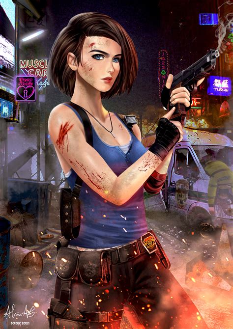 ArtStation - Jill Valentine (RESIDENT EVIL 3)