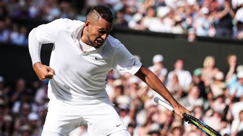 Kyrgios Wimbledon : Nick Kyrgios: Abdominal injury ends Australian's Wimbledon ... - Treatment ...