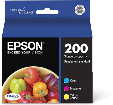 Genuine Epson 200 Ink Cartridge - 3 Pack-12347465