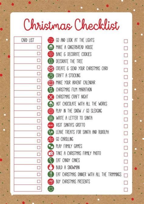 Result of the image for the Christmas checklist | Christmas preparation ...