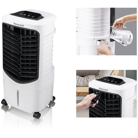 Honeywell Quiet, Low Energy, Compact Spot Fan & Humidifier, TC09PEU White Indoor Portable ...