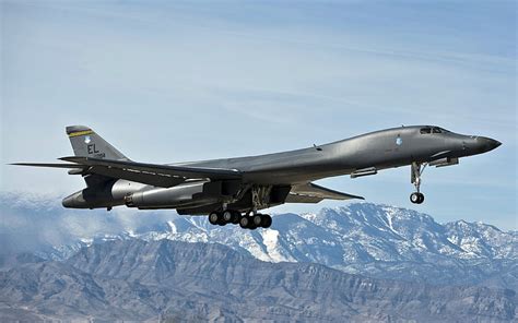 HD wallpaper: Rockwell B-1 Lancer, military aircraft, strategic bomber ...