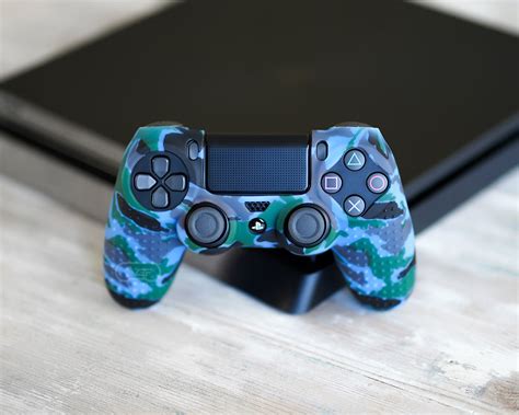 Marine Blue Camo by ProFlex® - PS4 silicone controller skin cover grip - VGF Gamers