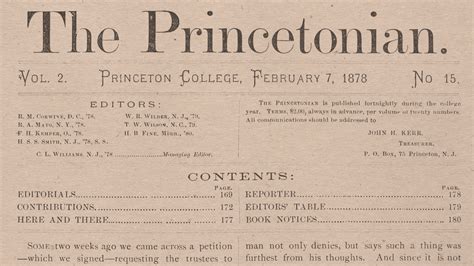 History | Princeton University