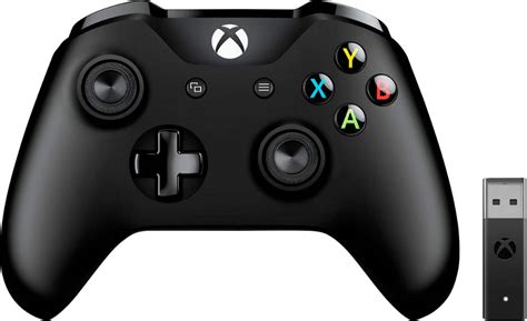 Microsoft Xbox Wireless Controller + Wireless Adapter Windows 10 Black 4N7-00007 - Best Buy