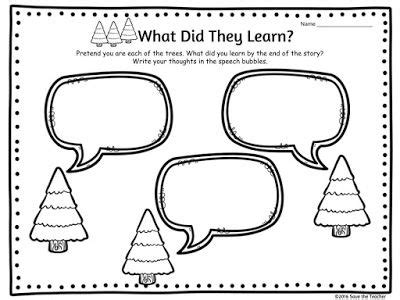 The Tale of the Three Trees | Christmas freebie, Bible crafts for kids, Writing activities