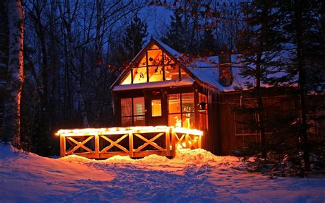 Winter Cabin Wallpaper (72+ images)