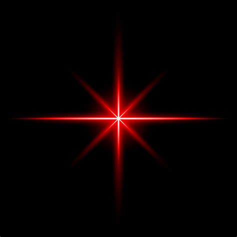 Lens Flare Red glow light ray effect illuminated 4939942 Vector Art at Vecteezy