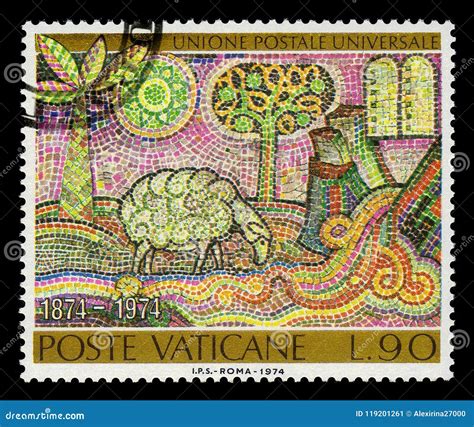 Mosaic Image of the Biblical Story of the Noah`s Ark Editorial Photo - Image of postmark, noahs ...