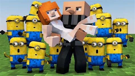 Minecraft | MORPH HIDE AND SEEK - Minions Despicable Me Mod! - YouTube