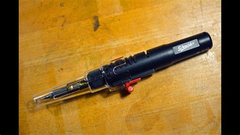 Harbor Freight Butane Soldering Iron Modification - YouTube