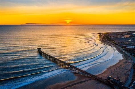 Ventura Beach Pier Sunset DJI Mavic 2 Pro Drone Aerial Pho… | Flickr