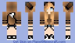 Eevee girl Minecraft Skin