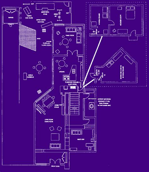 Real Brady Bunch House Floor Plan - floorplans.click