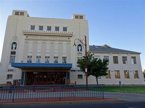 Swan Hill. The Art Deco style Town Hall built in 1934 at a… | Flickr