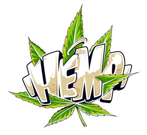 Premium Vector | Hemp - bombing graffiti style lettering with cannabis ...