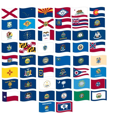 Martin's Flag- Complete set of all 50 state flags, Made in USA - Martin's Flag Company, LLC.