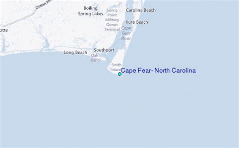 Cape Fear, North Carolina Tide Station Location Guide