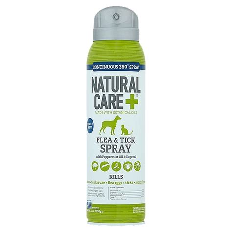 Natural Care+ Flea & Tick Spray with Peppermint Oil & Eugenol, 14 oz - ShopRite