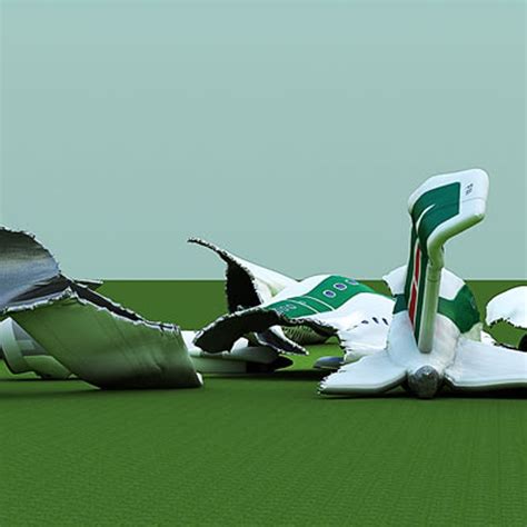 3d model of crashed airbus-a380 plane