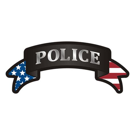 Police Ribbon Decal American Flag Sheriff Officer USA Vinyl Sticker - Rotten Remains