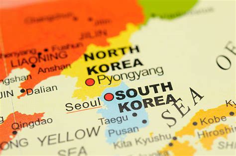 South Korea Map Stock Photos, Pictures & Royalty-Free Images - iStock