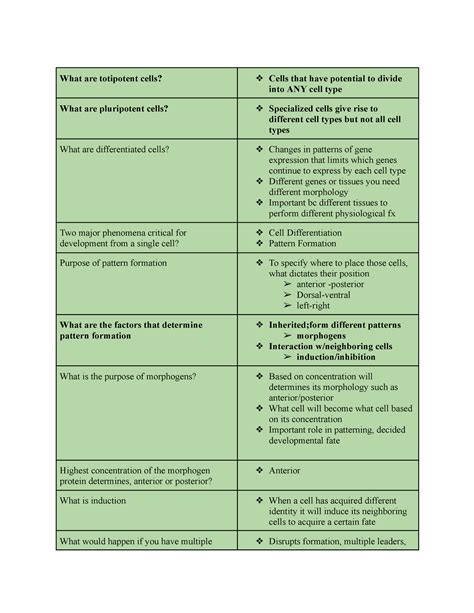 Biol 351 Final - What are totipotent cells? Cells that have potential to divide into ANY cell ...