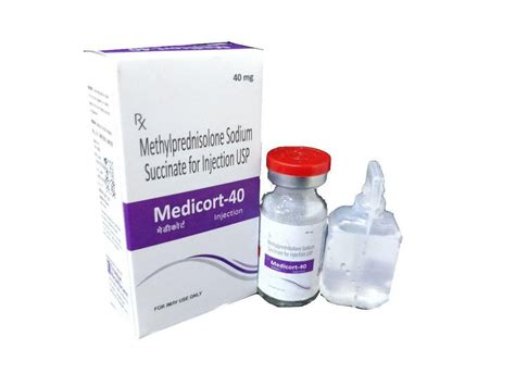 Methylprednisolone Injection, 40mg at Rs 89.5/piece in Panchkula | ID ...