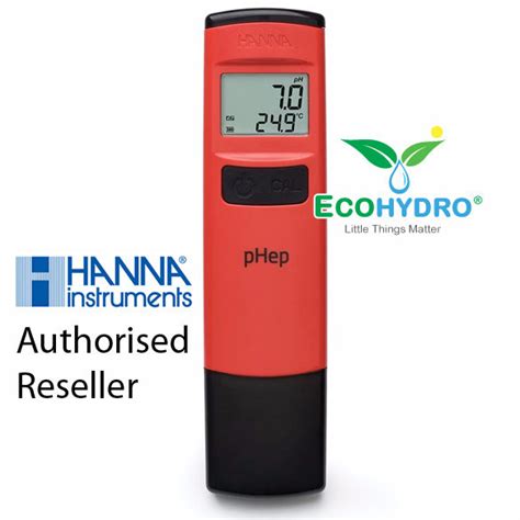 ORIGINAL! Hanna Instruments pH Tester HI98107 pH Meter hydroponics fertigasi hidroponik ...