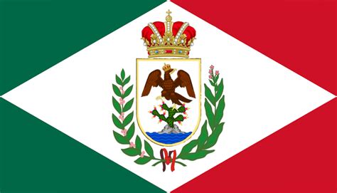 Flag of the Mexican empire in the style of the empire of Brazil. | Unique flags, Flag, Coat of arms