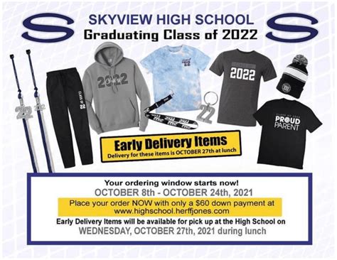 Class of 2022 graduation ordering information - Skyview High School