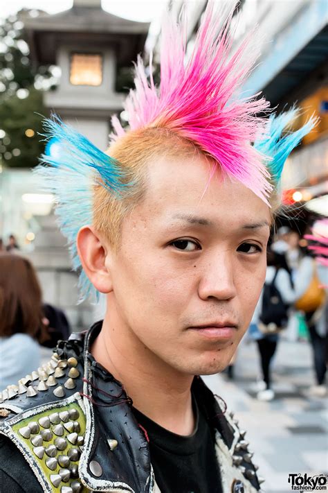 Harajuku Punks w/ Mohawks, Studded Leather & Boots – Tokyo Fashion