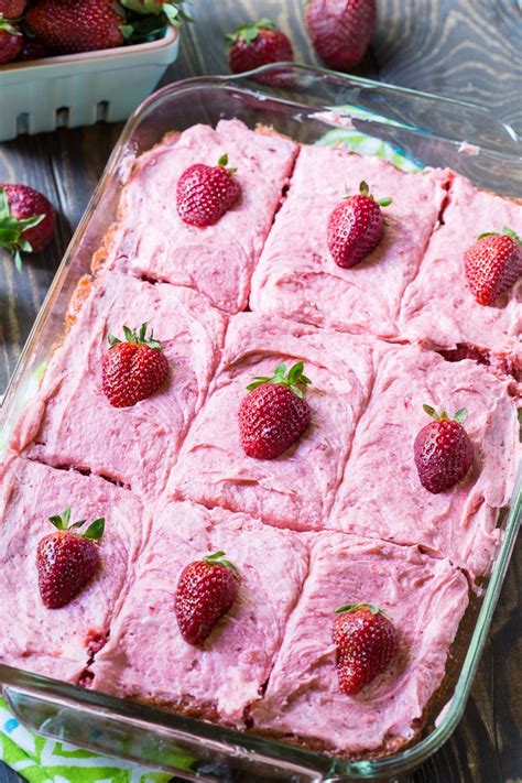 Strawberry Sheet Cake | Recipe | Strawberry sheet cakes, Strawberry ...